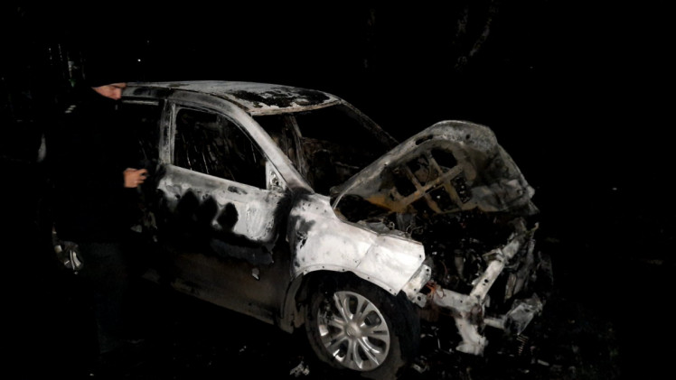 Внаслідок пожежі на Харківщині згорів автомобіль 