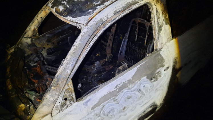 Внаслідок пожежі на Харківщині згорів автомобіль 