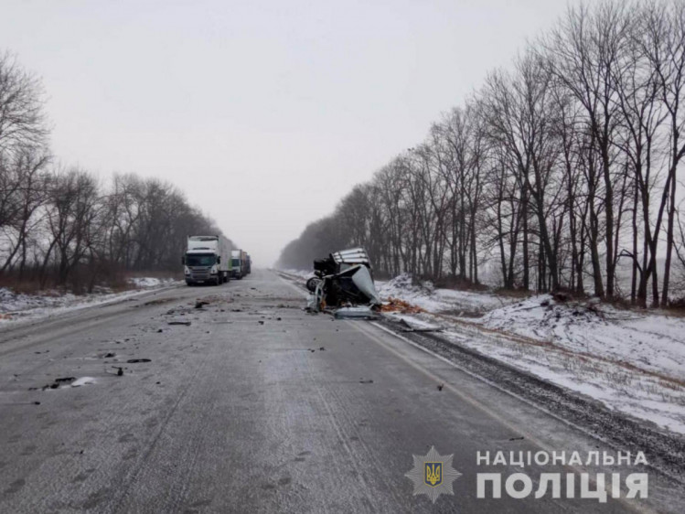 Внаслідок потрійної ДТП на Харківщині загинув чоловік