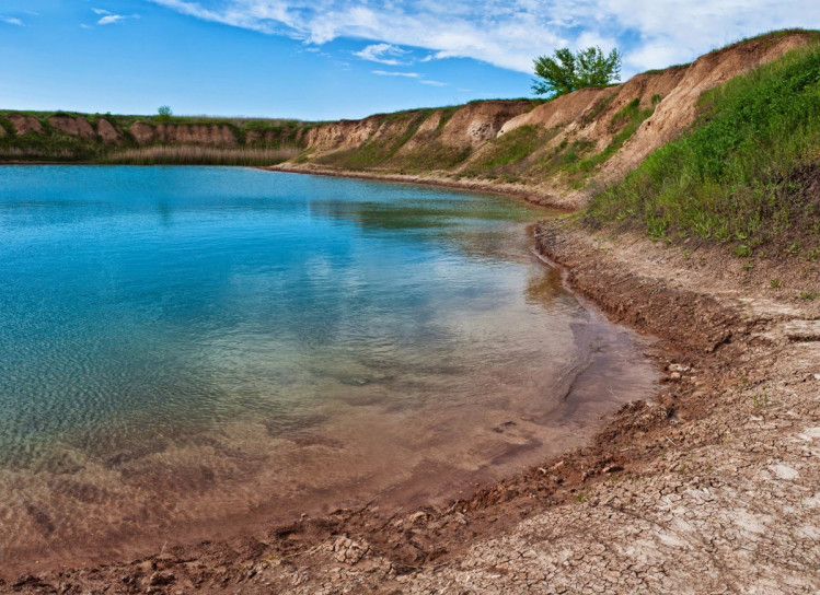 В Харьковской области есть свое соленое озеро