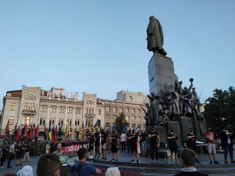 Мітинг біля Шевченка Харків
