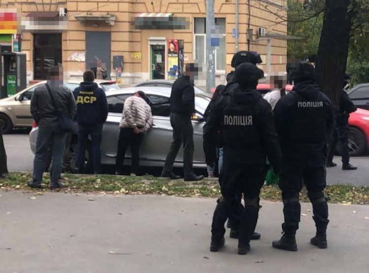 Задержание вымогателей в Харькове 5 октября