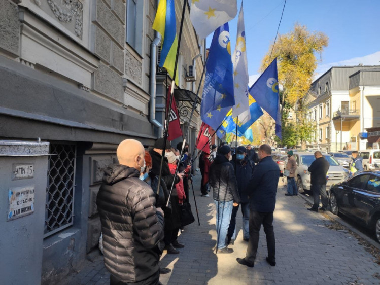 В Харькове протестуют против названия проспекта в честь Жукова