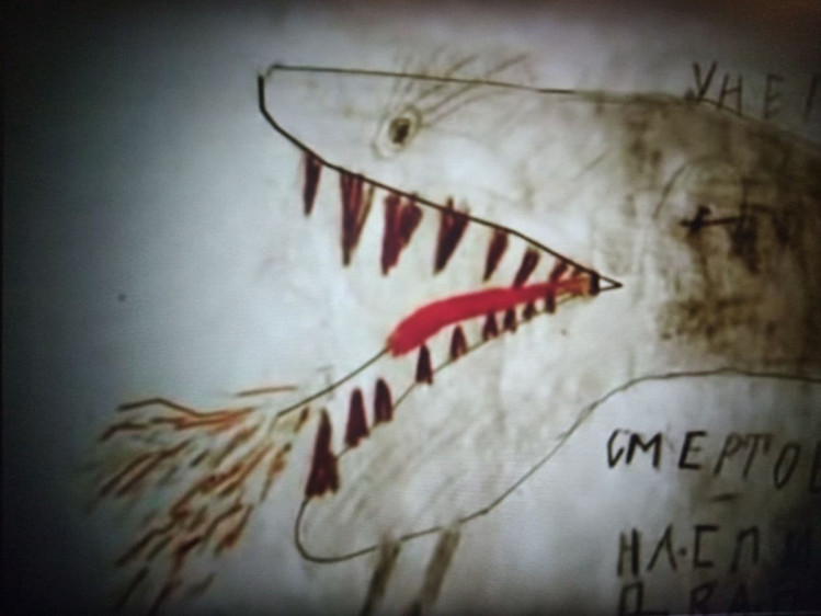 Дитячі малюнки Кнорозова, на яких видно істот із писемності майя