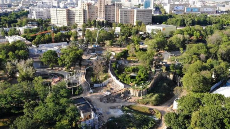 В Харькове продолжают реконструкцию зоопарка