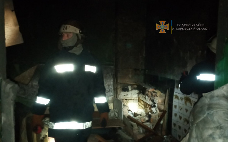 У Харківській області спалахнув покинутий будинок
