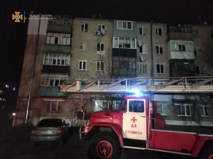 На Харківщині з пожежі евакуювали 8 людей