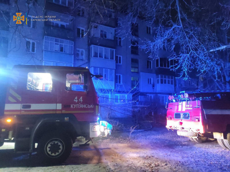 На Харківщині 24 листопада загорілася квартира