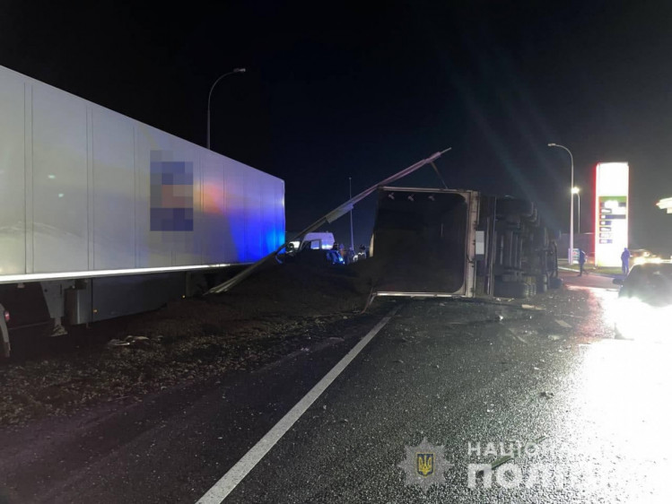 Водитель грузовика на Окружной в Харькове был под алкоголем