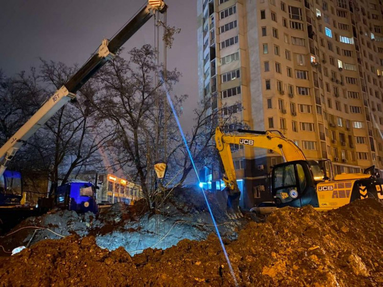 Аварию на проспекте Юбилейном в Харькове устранили