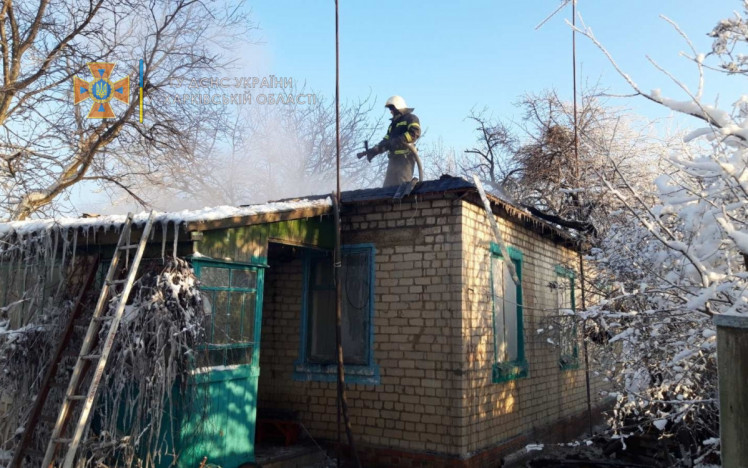 В частном доме на Харьковщине произошел пожар