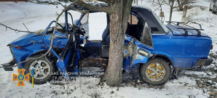 На Харківщині 24 грудня врізалися два авто