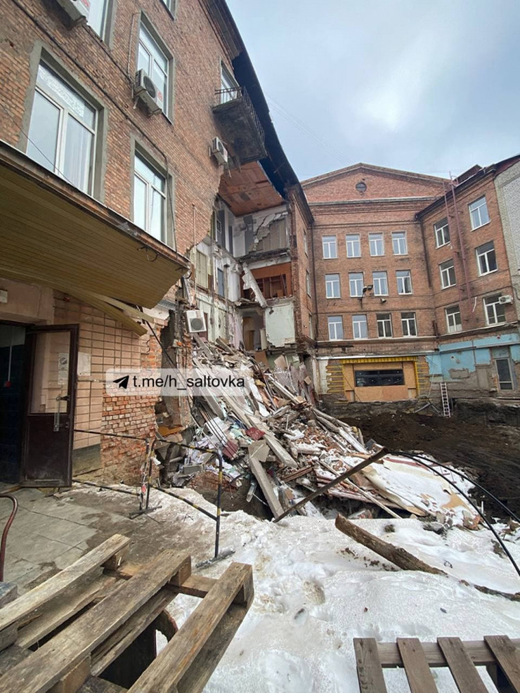 обвал будинку в Харкові