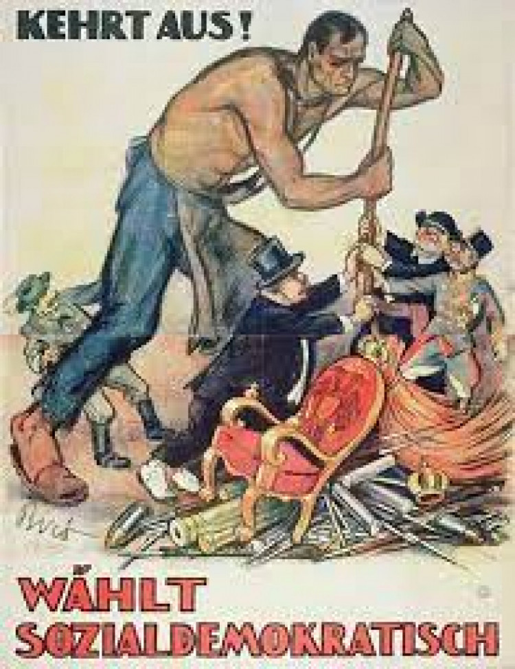 австрийский социалистический плакат 1920 года
