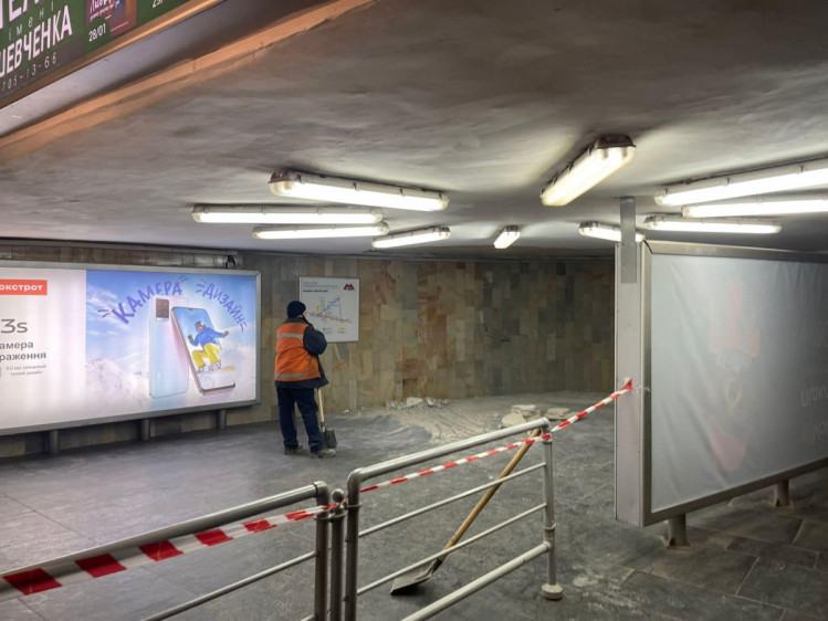У метро Харкова обвалилася стеля 12 січня