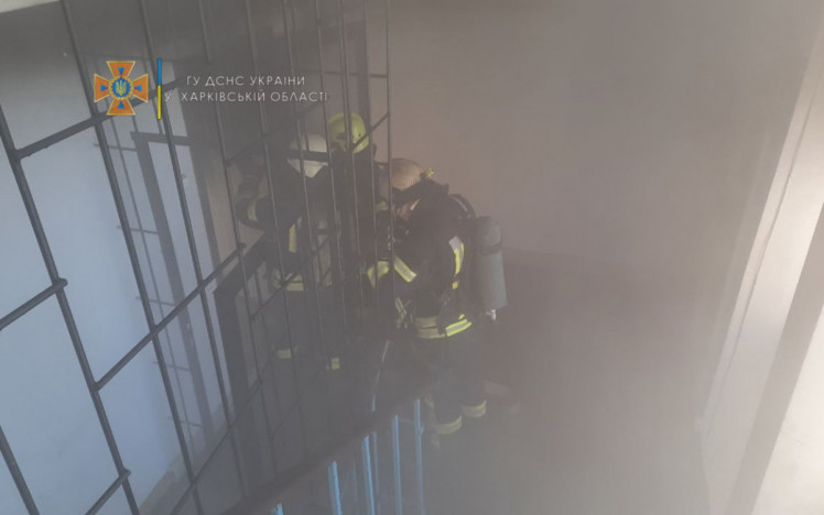 Пожар в университете Каразина в Харькове потушили