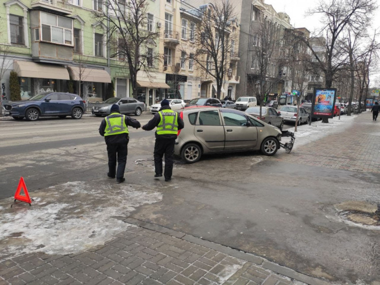 В результате ДТП в центре Харькова никто не пострадал