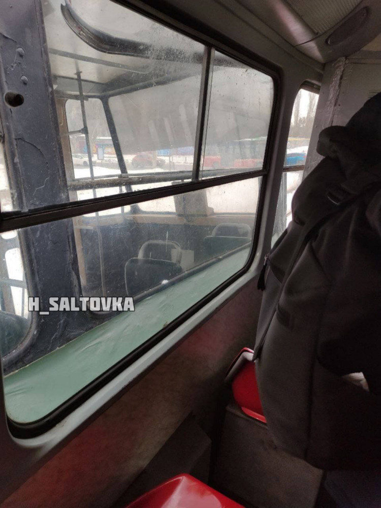 В Харькове столкнулись три трамвая