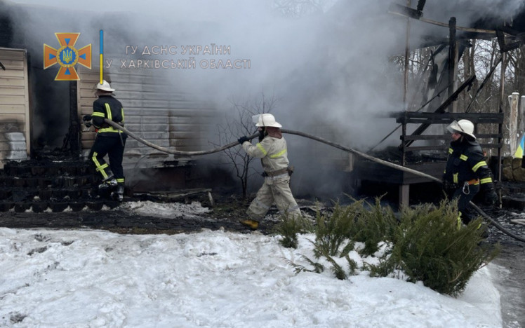 На Харківщині сталася пожежа на базі відпочинку