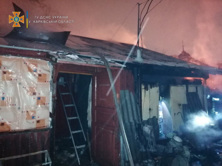 В Харькове потушили пожар в частном секторе 2 февраля