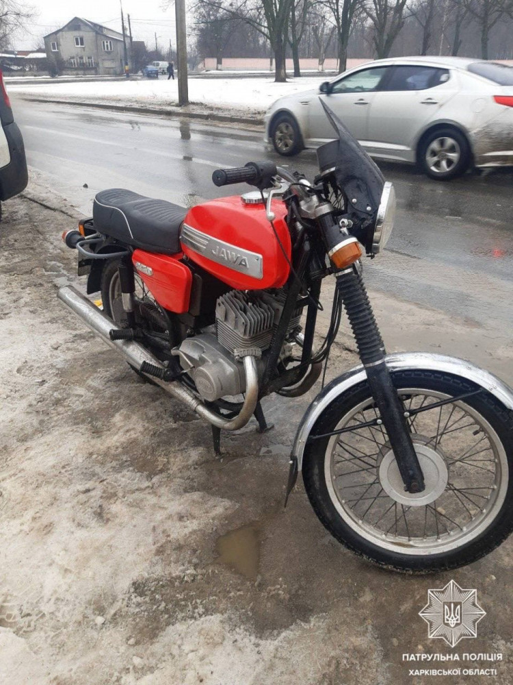 У должника в Харькове изъяли мотоцикл