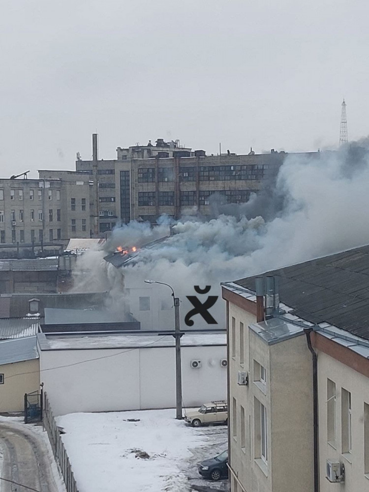 В Харькове 10 февраля тушат сильный пожар