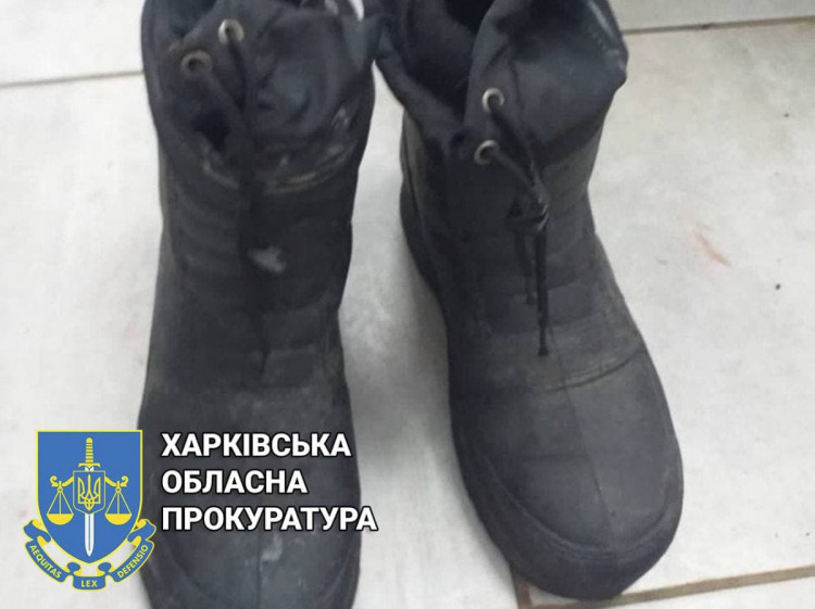 Обувь жертвы ДТП с кортежем Ярославского