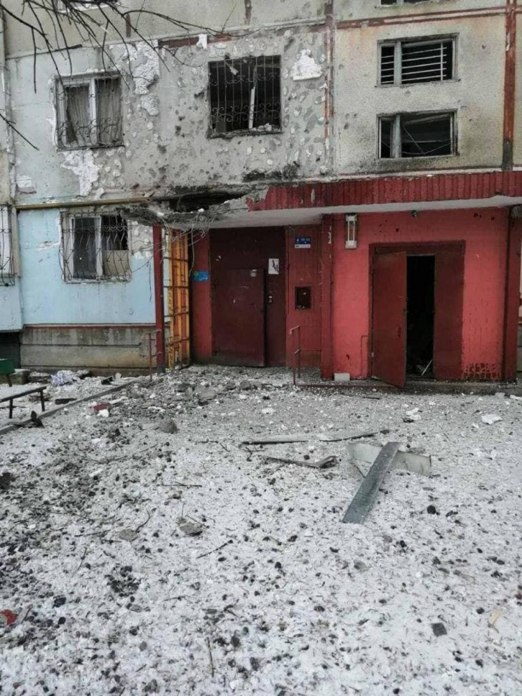 В Харькове поврежден многоквартирный дом