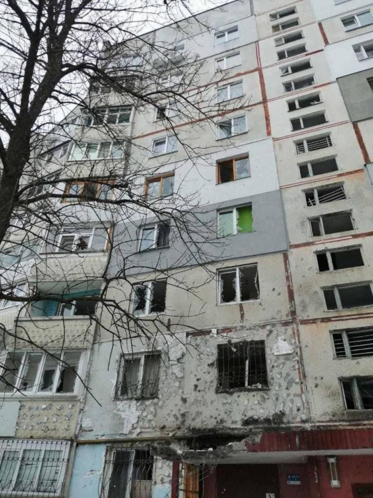 В Харькове повредили жилой дом из Градов