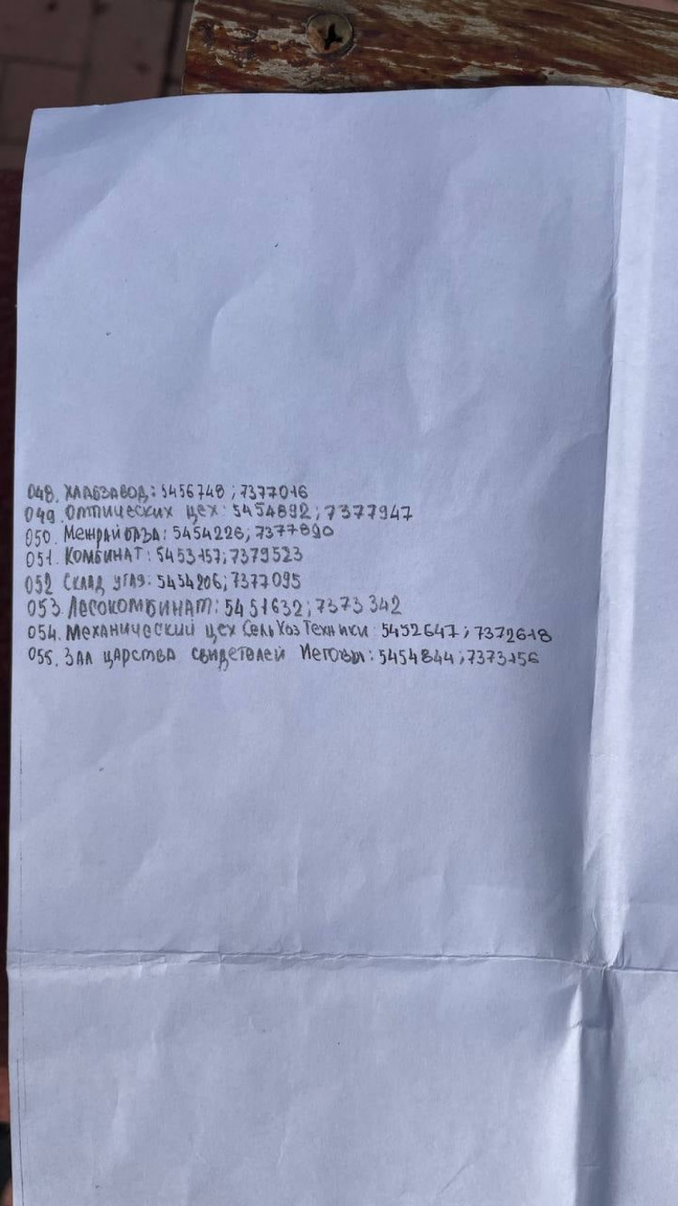 Список координат для обстрілів у Харкові